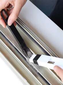 1pc Multifunction Cleaning Brush - Black and White - View 4