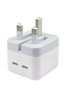 1入組35W雙端口充電頭 - 白色 - 查看 1