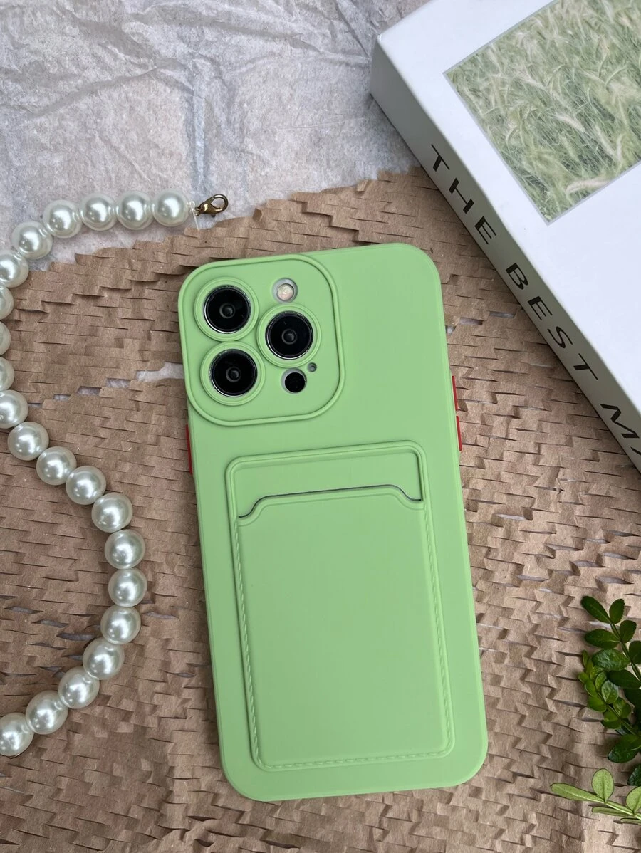 Plain Phone Case With Card Slot