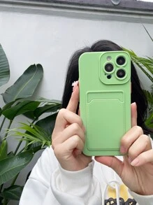 Plain Phone Case With Card Slot