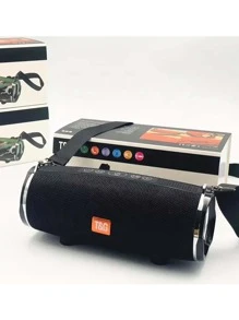 1pc Portable Wireless Speaker - Black - View 6