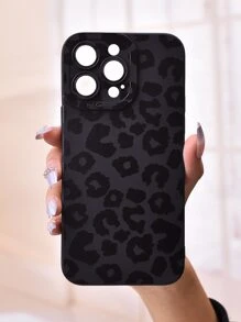 豹紋設計相機鏡頭手機保護殼相容於 iPhone 15/15Pro/15Plus/15Promax - 彩色 - 查看 2