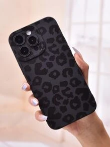 豹紋設計相機鏡頭手機保護殼相容於 iPhone 15/15Pro/15Plus/15Promax - 彩色 - 查看 3