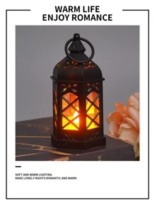 1 pieza Decoración con abertura LED linterna - Blanco - Ver 3