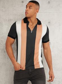 Manfinity RelaxMax Men Colour Block Polo Shirt - Multicolor - View 1