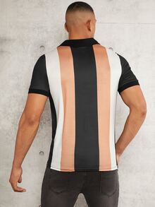 Manfinity RelaxMax Men Colour Block Polo Shirt - Multicolor - View 2