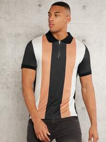 Manfinity RelaxMax Men Colour Block Polo Shirt - Multicolor - View 5
