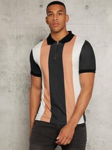Manfinity RelaxMax Men Colour Block Polo Shirt - Multicolor - View 6