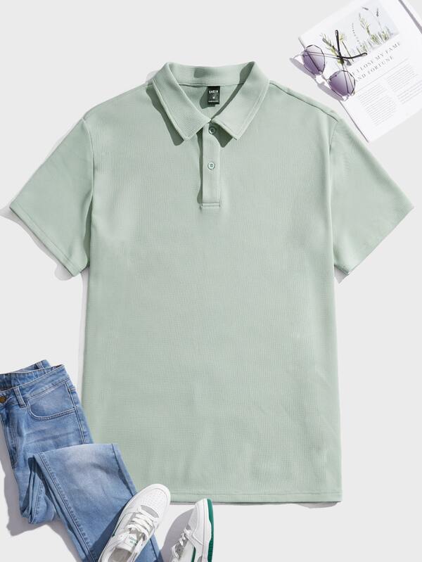 SWAVVY Men Solid Polo Shirt, Formal Plain Work Shirt, For Friends