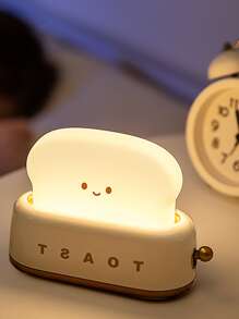 1入組麵包設計檯燈 - 黃色 - 查看 2