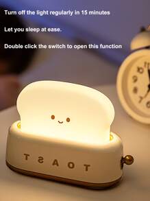 1入組麵包設計檯燈 - 黃色 - 查看 3