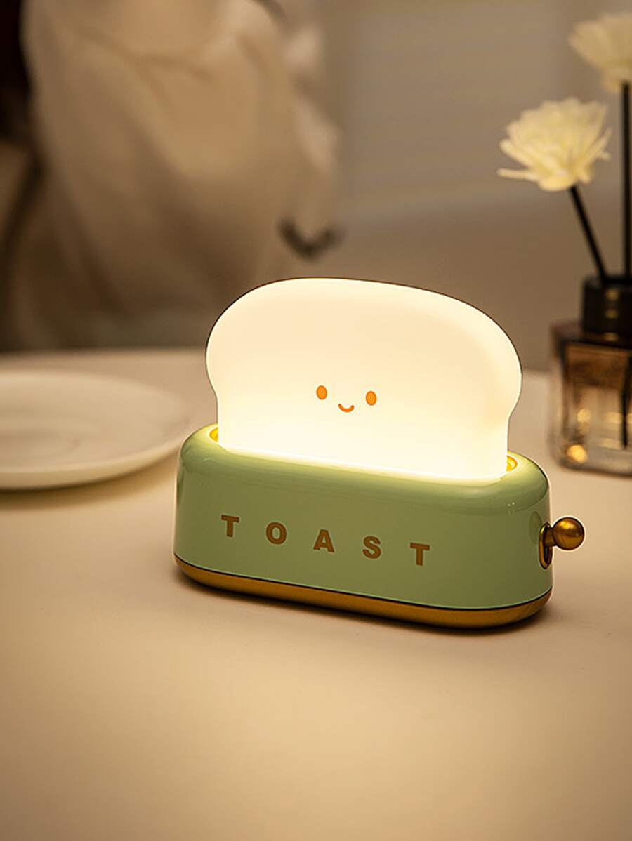 1入組麵包設計小夜燈 - 綠色 - 查看 1