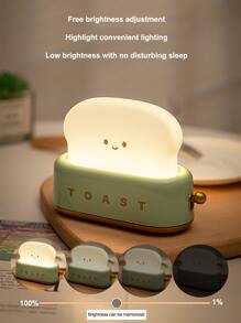 1入組麵包設計小夜燈 - 綠色 - 查看 5