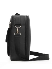 1 pieza Bolso para ordenador pulgada con diseño de etiqueta impermeable - Negro - Ver 3