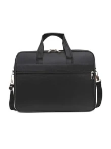 1 pieza Bolso para ordenador pulgada con diseño de etiqueta - Negro - Ver 2