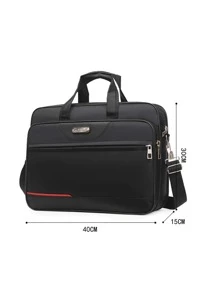 1 pieza Bolso para ordenador pulgada con diseño de etiqueta - Negro - Ver 3