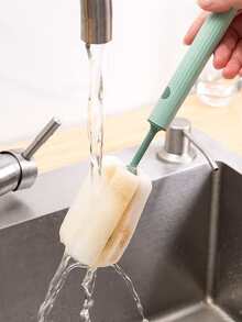 1pc Long Handle Random Color Cleaning Brush - Multicolor - View 5