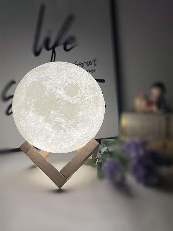 1pc Moon Design Night Light SHEIN UK