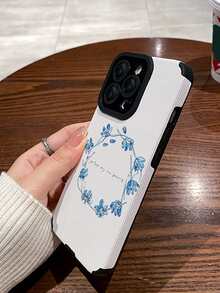 Floral Pattern Phone Case - Multicolor - View 2
