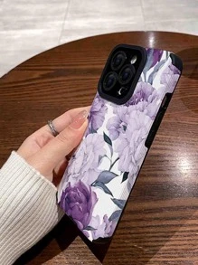 花朵印花手機殼 - 彩色 - 查看 3