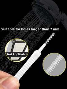 10pcs Plastic Showerhead Cleaning Brush - White - View 4