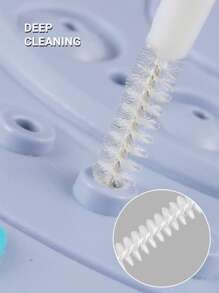 10pcs Plastic Showerhead Cleaning Brush - White - View 7