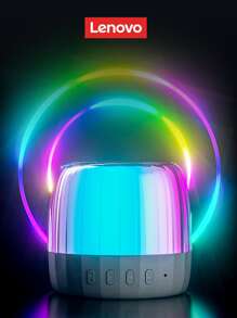 1pc Loa không dây để bàn phát sáng - màu đen - Xem 2