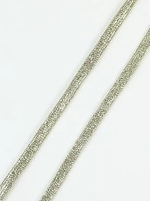 Metal Band Shoe Lace, Perfect For Party And Fashion Accessory - Gold - View 4