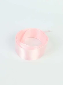 Dây giày dẹt lụa hồng 120cm, thích hợp để trang trí dây buộc giày - Hồng - Xem 6