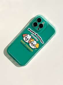 ốp điện thoại hình chó hoạt hình - Nhiều màu - Xem 6