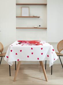 1 pieza Mantel con corazón & gnomo