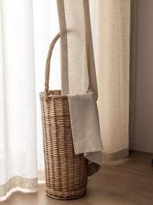 Rèm đơn trơn - Màu be - Xem 8