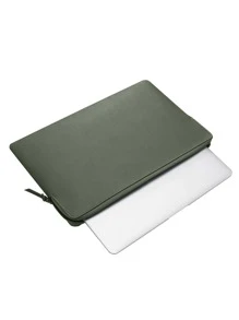 BUBM 1 pieza Bolso para ordenador 13 pulgadas liso - Verde - Ver 3