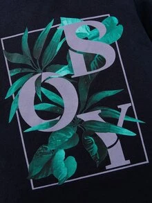 Toddler Boys Tropical Print Tee & Shorts - Multicolor - View 7