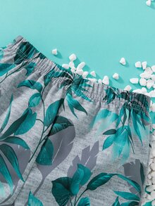 Toddler Boys Tropical Print Tee & Shorts - Multicolor - View 8