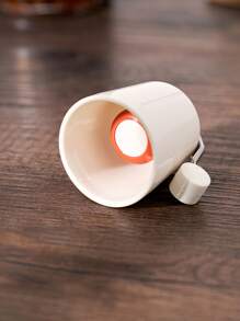 1pc Solid Wine Stopper - White - View 6