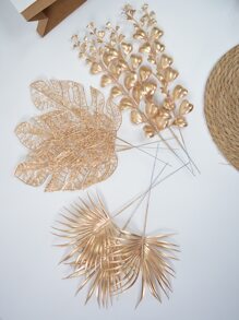 12入組人造植物 - 金色 - 查看 5