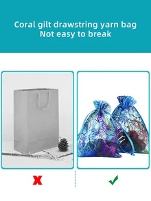 5pcs Coral Pattern Packaging Bag - Multicolor - View 3