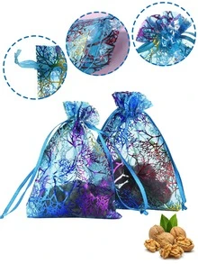 5pcs Coral Pattern Packaging Bag - Multicolor - View 5