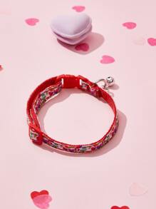 情人節寵物貓項圈 - 彩色 - 查看 3