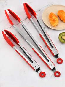 st silikonmattång, matklämma för kök - Đỏ - Xem 1