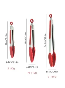 st silikonmattång, matklämma för kök - Đỏ - Xem 2