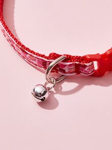 1pc Cartoon Cake Pattern Pet Collar - Multicolor - View 4