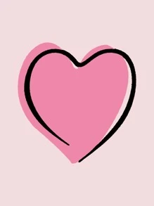 SHEIN Qutie Quần áo thể thao nữ Dây kéo Túi Hoạt hình Giải trí - Màu Hồng baby - Xem 3