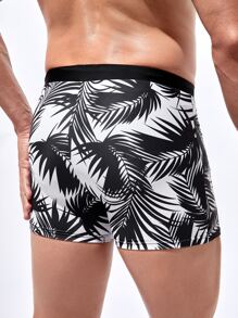 Surfspeed 男士熱帶圖案腰部抽繩泳褲