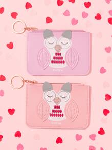 SHEIN Random 1pc Cartoon Pattern Card Holder