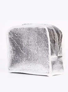 1pc Random Cartoon Large-capacity Lunch Bag, Handle Design Lunch Box Bag, Bento Bag - Multicolor - View 6