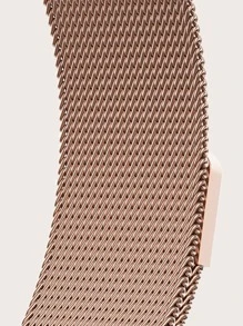 1入組不銹鋼可調節錶帶適用於Apple Watch - 玫瑰金 - 查看 6