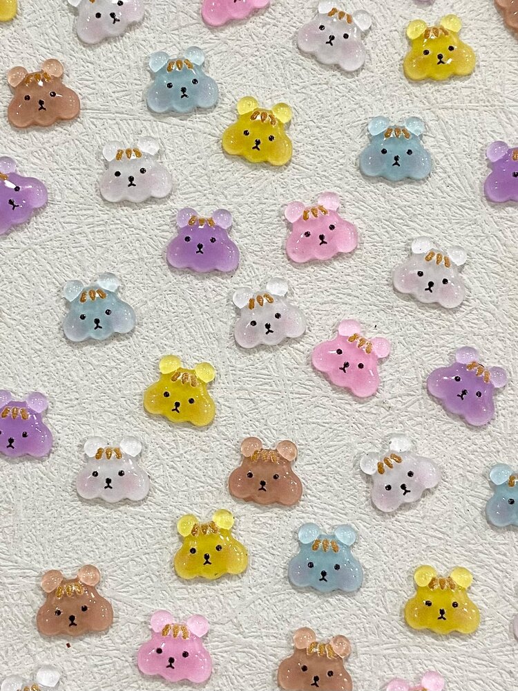 20ピース ハムスター デザイン ネイルアートデコレーション | SHEIN JAPAN