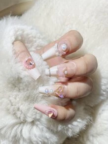 1 Hộp Nhựa Mô Phỏng Kim Cương Giả Đa Hình Dạng 3D Móng Tay Đá Quý Trang Trí Móng Tay Thạch Anh Móng Tay Nghệ Thuật Phụ Kiện Trang Sức Vòng Tay Cho Phụ Nữ Tự Làm Thiết Kế Trang Trí Móng Tay - Nhiều màu - Xem 2
